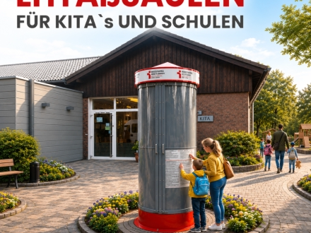 Litfaßsäule Outdoor - Kita Recklinghausen