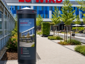 Litfaßsäule Outdoor - TH Ludwigshafen