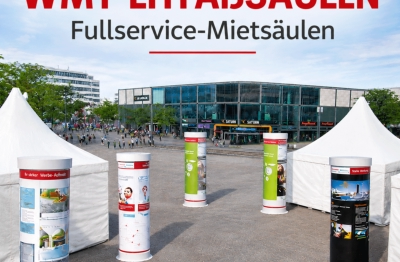 Litfaßsäule Silas - Alexanderplatz Berlin - BVG