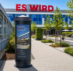 Litfaßsäule Outdoor - TH Ludwigshafen