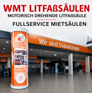 Litfasssaeule-Messesaeule-Mietsaeule-Silas---Diabetes-Kongress-Berlin