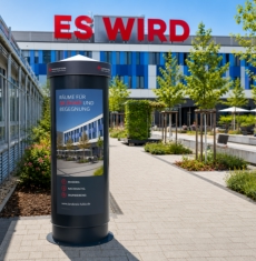 Litfaßsäule Outdoor - TH Ludwigshafen