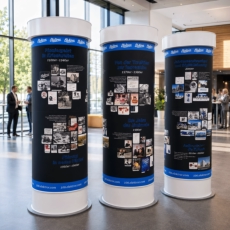Litfaßsäule Berlin Ausstellung Elektror 100 Jahre